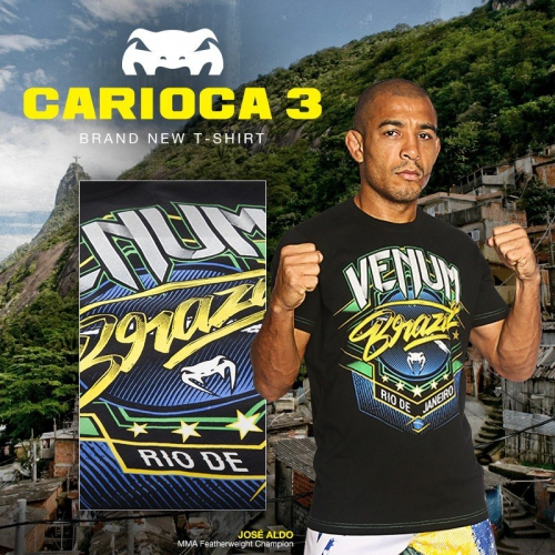 Футболка Venum Carioca 3 T-shirt Black оригінал