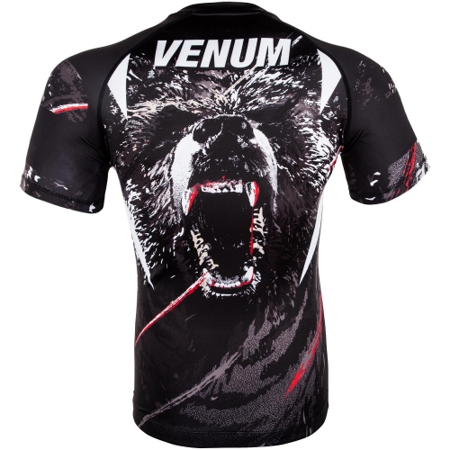 Рашгард Venum Grizzli Rashguard Short Sleeves Black купити