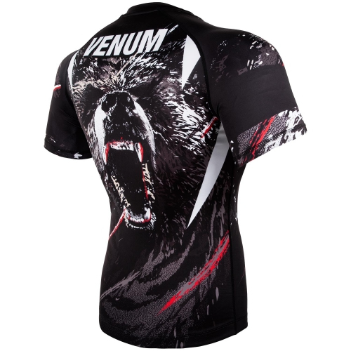 Рашгард Venum Grizzli Rashguard Short Sleeves Black фото