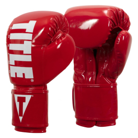 Боксерские перчатки Title Boxing Inferno Intensity Elastic Training Gloves Red White