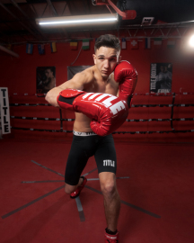Боксерские перчатки Title Boxing Inferno Intensity Elastic Training Gloves Red White, Фото № 4