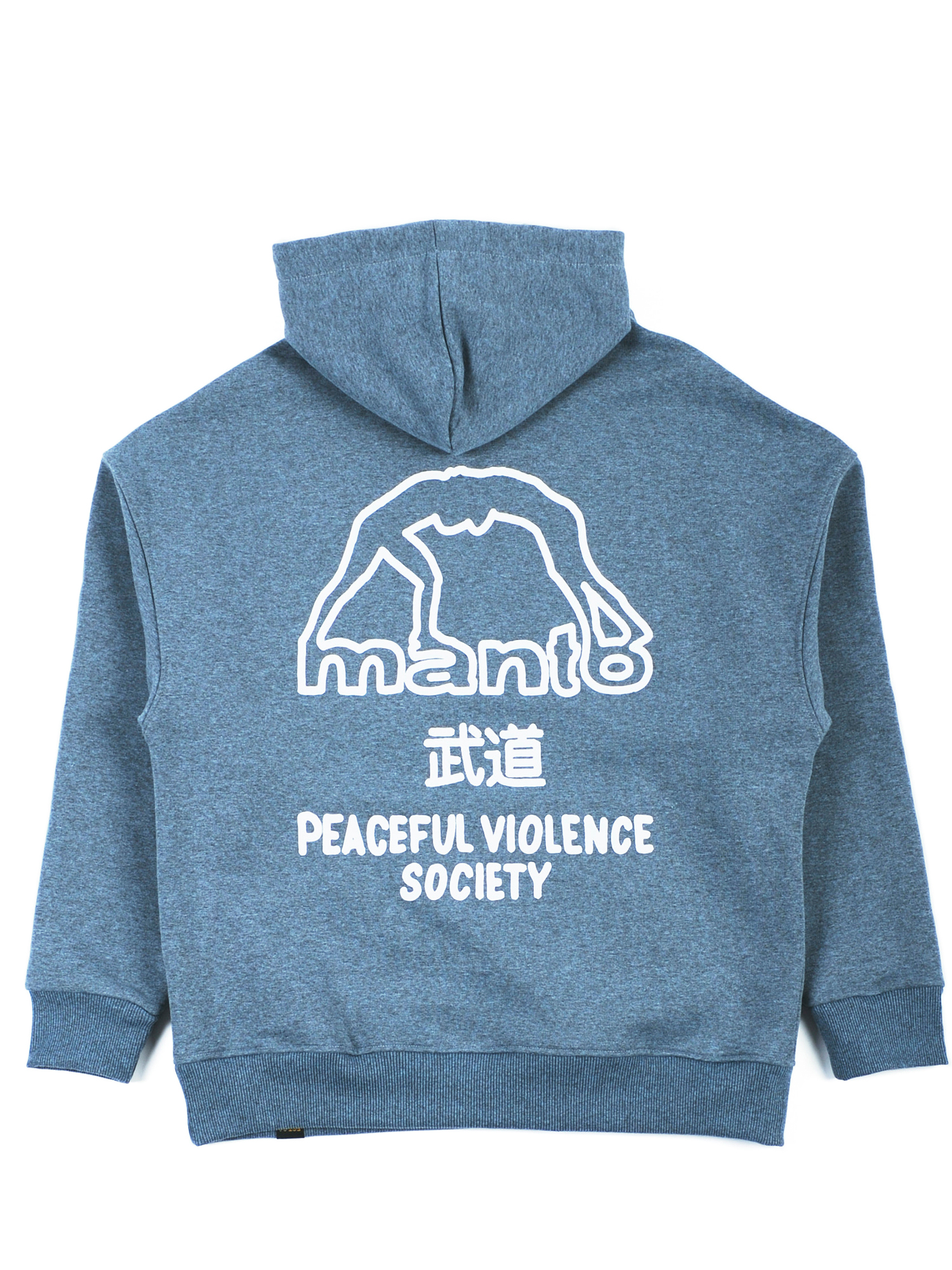Худі MANTO Hoodie Society Oversize Heather Blue купити