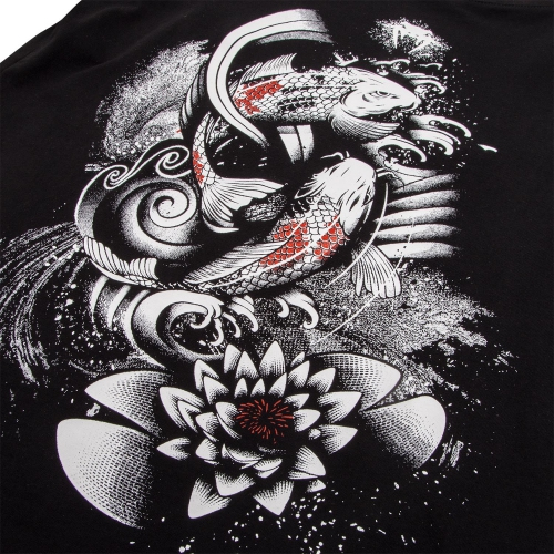 Детская футболка Venum Koi 2.0 Kids T-Shirt Black White оригинал