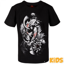 Детская футболка Venum Koi 2.0 Kids T-Shirt Black White