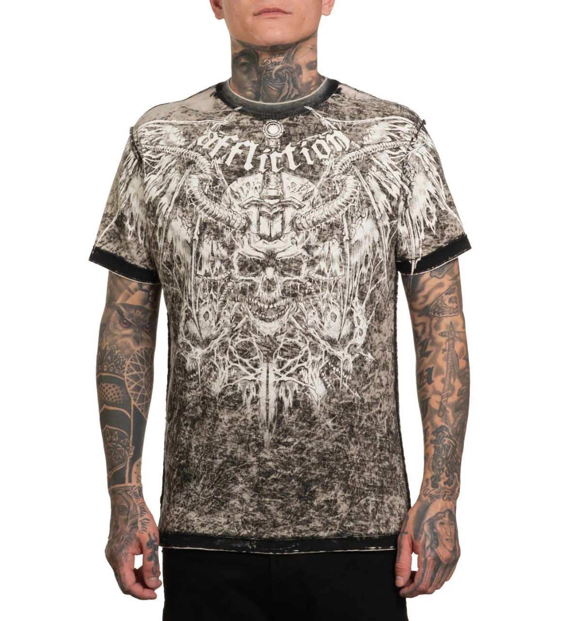 Двостороння футболка Affliction Electric Fire Tee купити