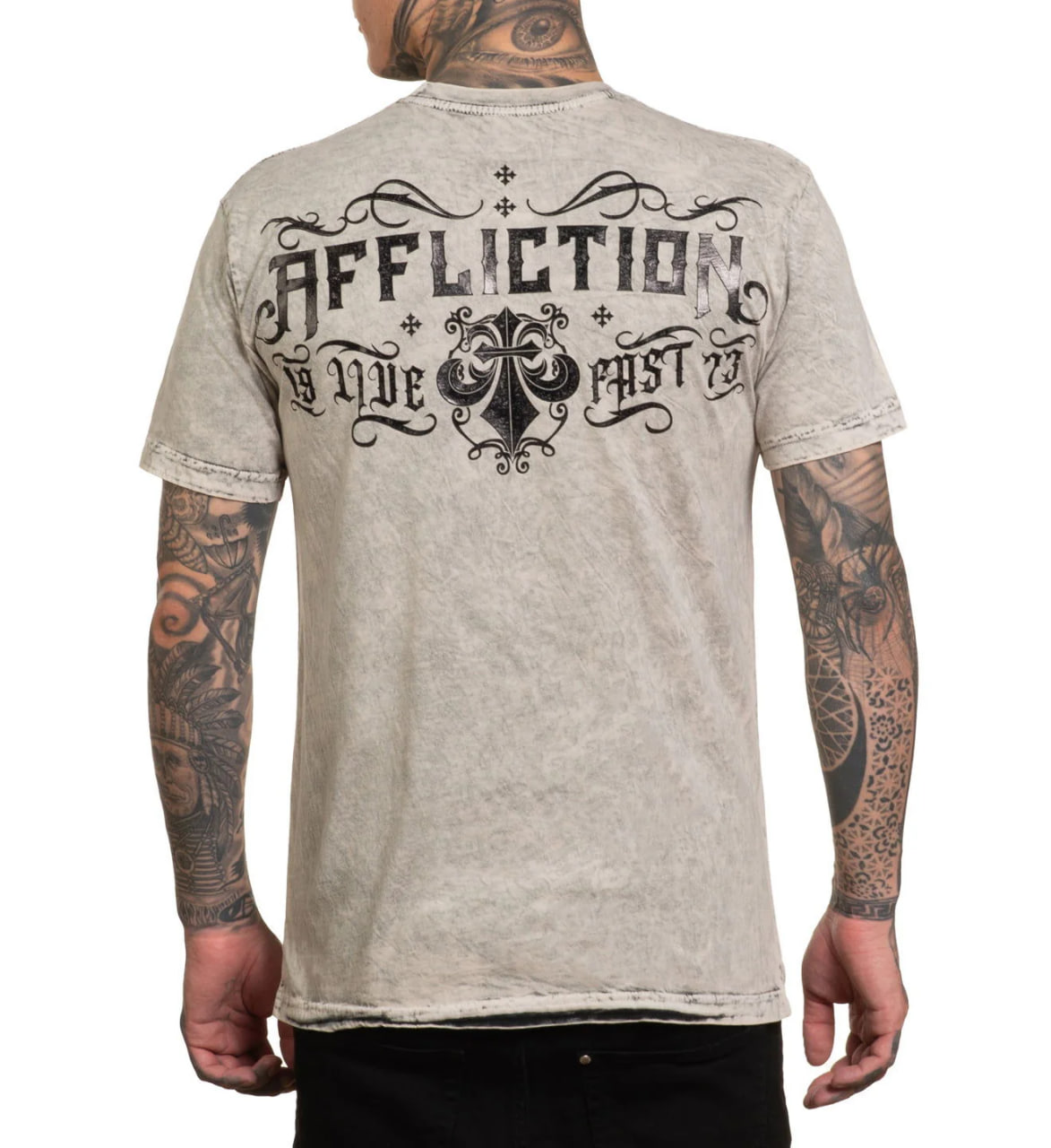 Двостороння футболка Affliction Electric Fire Tee фото