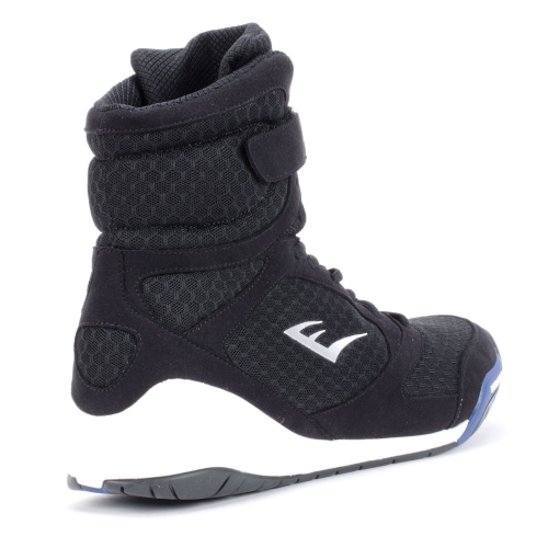 Боксерки Everlast Elite High Top Boxing Shoes Black оригинал