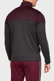 Спортивна кофта Under Armour Sportstyle Pique Jacket Stealth Artillery Maroon фото