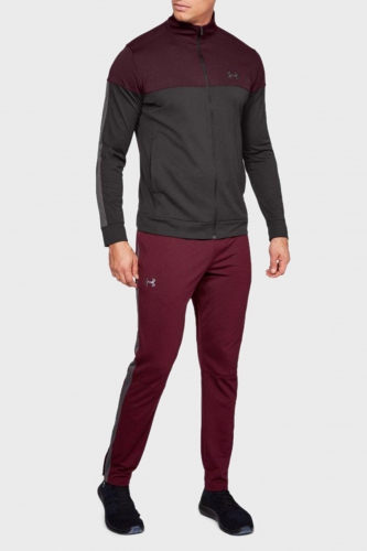 Спортивна кофта Under Armour Sportstyle Pique Jacket Stealth Artillery Maroon ціна