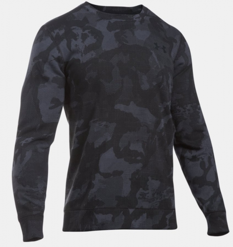 Реглан Under Armour Storm Rival Fleece Printed Crew Gray фото
