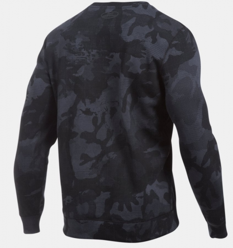 Реглан Under Armour Storm Rival Fleece Printed Crew Gray цена