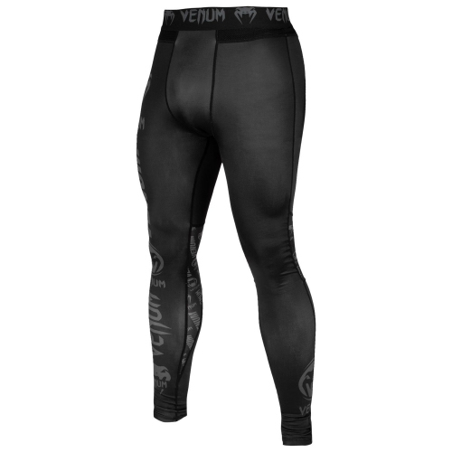 Компресійні штани Venum Logos Tights Black Black купити