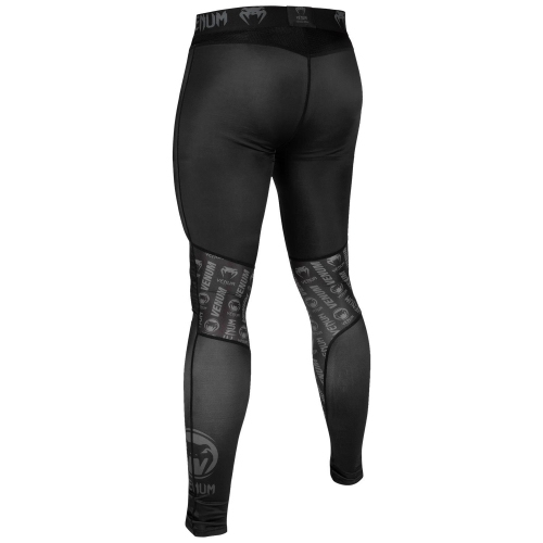 Компресійні штани Venum Logos Tights Black Black ціна