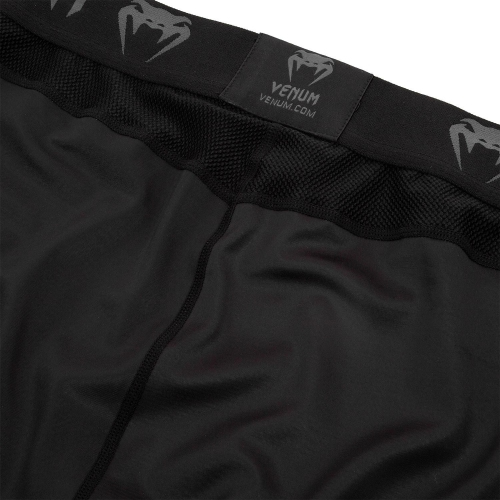 Компресійні штани Venum Logos Tights Black Black де купити