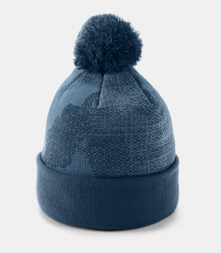 Детская шапка Under Armour Pom Beanie Blue купити