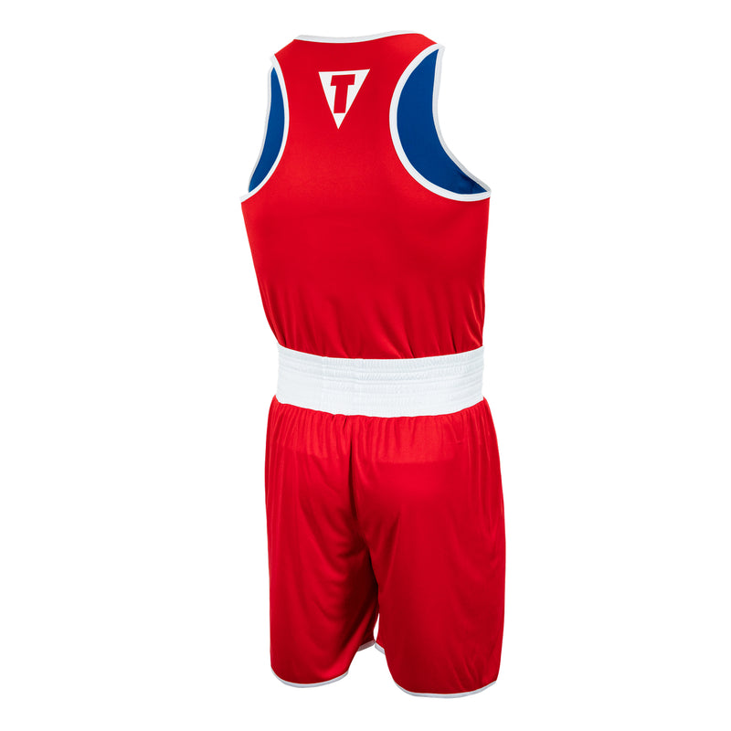Боксерский сет TITLE Boxing Aerovent Elite Amateur Boxing Set 1 v. 2.0 Red Blue фото
