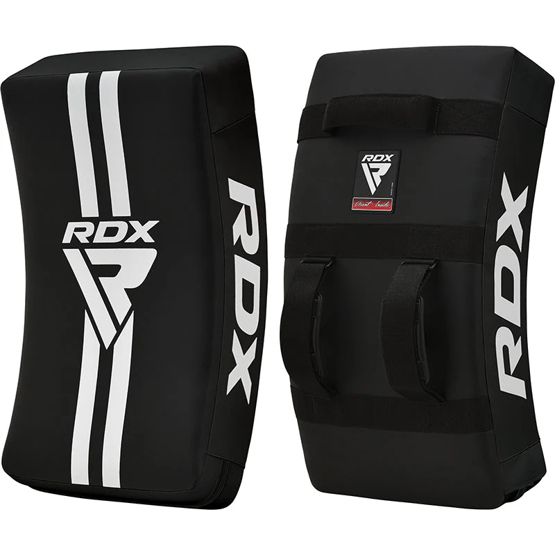 Makivara RDX T1 Curved Kick Shield with Nylon Handles Black 