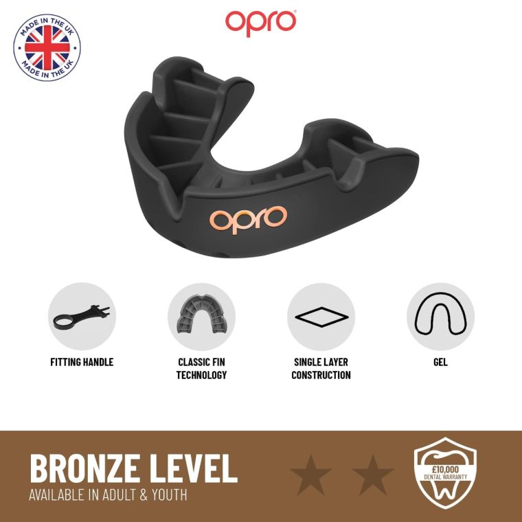 OPRO GEN5 Bronze Level Red mouthguard photo