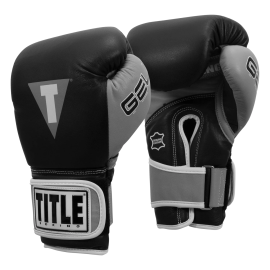 Снарядные перчатки Title Boxing Gel World V2T Bag Gloves Black Silver, Фото № 2