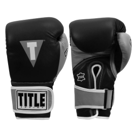 Снарядные перчатки Title Boxing Gel World V2T Bag Gloves Black Silver
