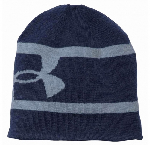 Двостороння шапка Under Armour 2-Way Camo Beanie Blue купити