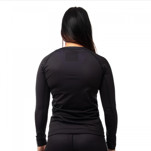 Womens rash guard Tatami Ladies Vengeance Long Sleeve Rash Guard Black original