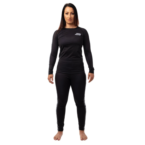 Womens rash guard Tatami Ladies Vengeance Long Sleeve Rash Guard Black buy