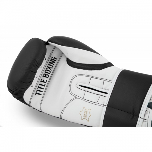 Боксерські рукавиці TITLE Pro Style Leather Training Gloves 3.0 Black ціна
