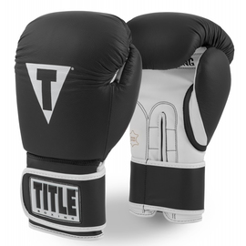 Боксерские перчатки TITLE Pro Style Leather Training Gloves 3.0 Black