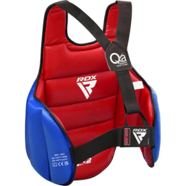 Protective vest for karate RDX T2 Karate Chest Guard Red\Blue photo