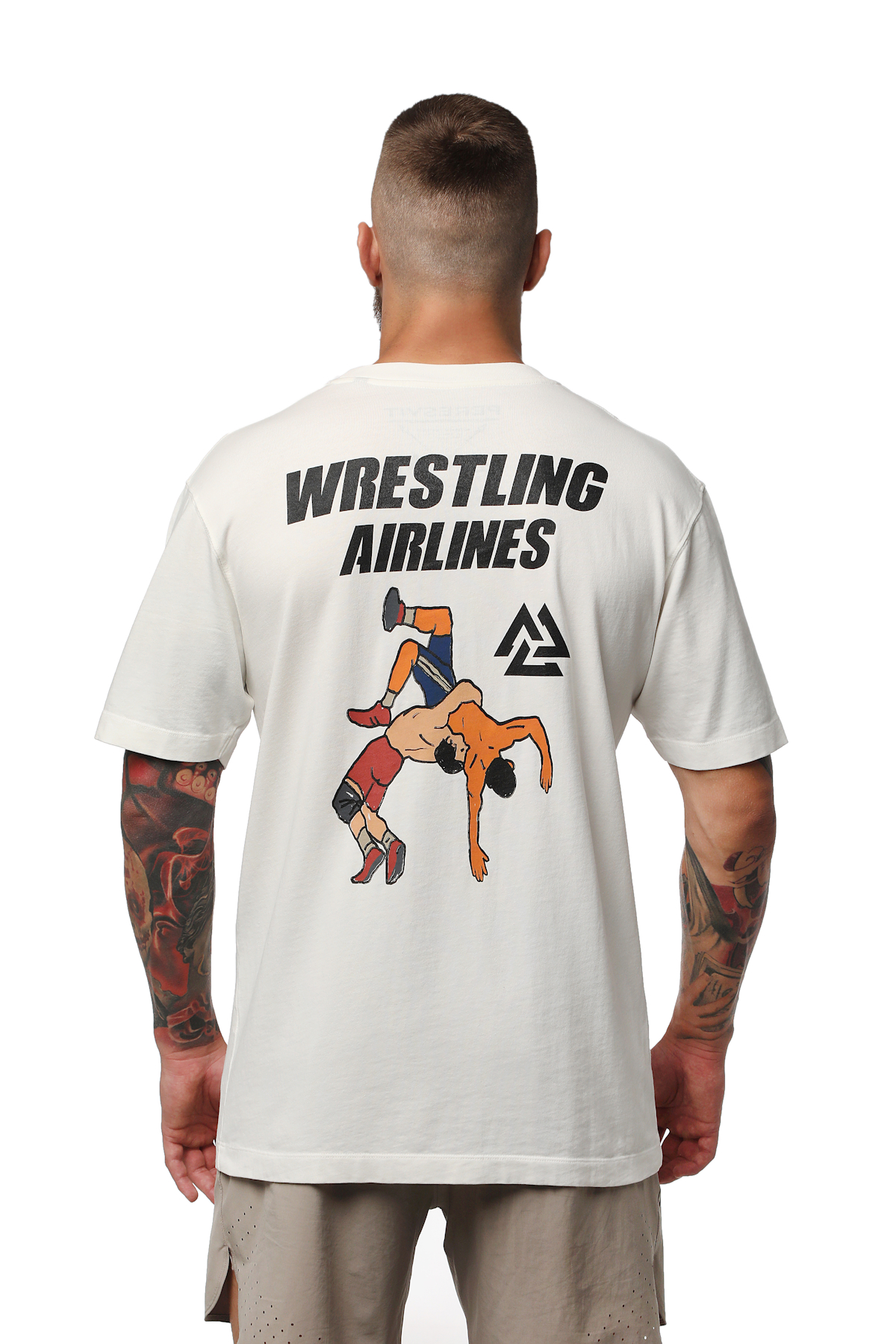 Peresvit Wrestling Airlines Tee - White