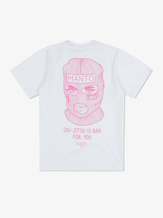 Футболка MANTO x KTOF T-shirt Balaclava White купити