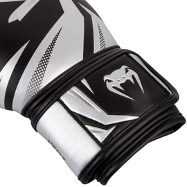 Боксерські рукавиці Venum Challenger 3.0 Boxing Gloves Black Silver, Фото № 3