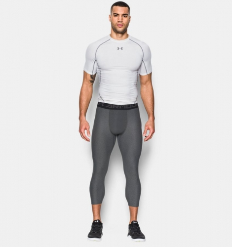 Компресійні штани Under Armour HeatGear® Armour Mens Leggings Carbon Heather купити