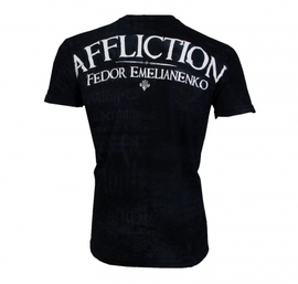 Именная футболка Affliction Fedor Emelianenko Warbird T-Shirt - black, Фото № 2