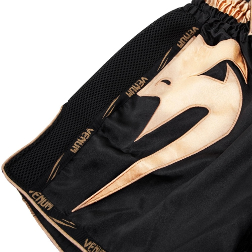 Shorts for Thai boxing Venum Giant Muay Thai Shorts Black Gold photo