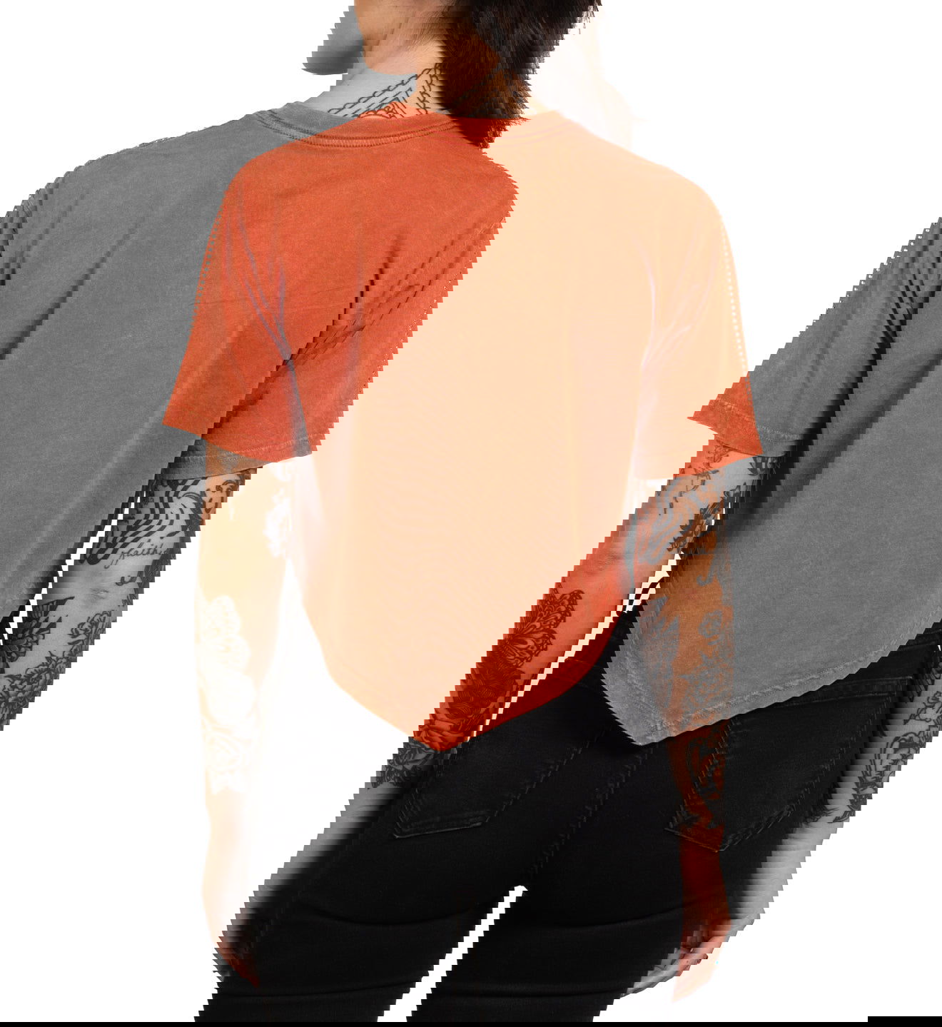 Женская футболка Affliction Awakening Light Rust Lava Wash купить