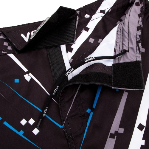 Шорты для MMA Venum Pixel Fightshorts Black Grey размер