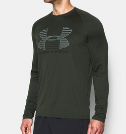 Лонгслив Under Armour Tech™ Rise Up Long Sleeve T-Shirt Artillery Green, Фото № 2