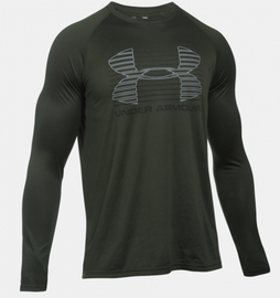 Лонгслив Under Armour Tech™ Rise Up Long Sleeve T-Shirt Artillery Green, Фото № 4