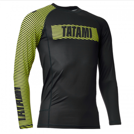 Рашгард Tatami Essential 3.0 Long Sleeve Rash Guard Black Yellow, Фото № 4