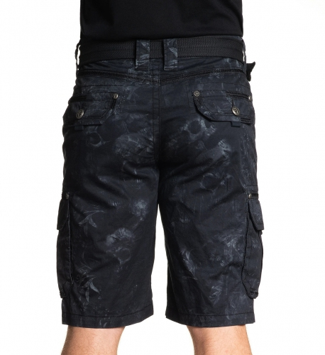 Шорты Affliction Agony Cargo Black купить