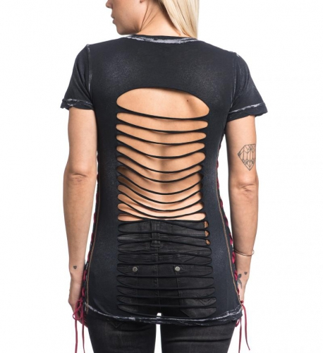 Женская футболка Affliction Raw Edge Baby Tee ціна