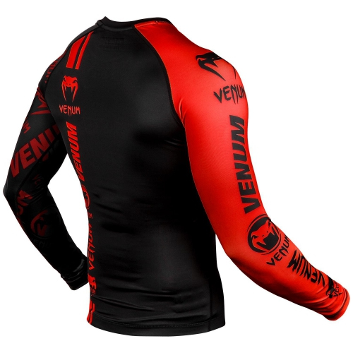 Venum Logos Rashguard Long Sleeves Black Red buy