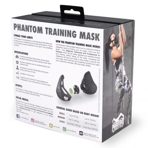 Phantom Training Mask Black original