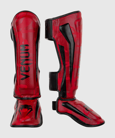 Защита голени Venum Elite Shinguards Red Camo