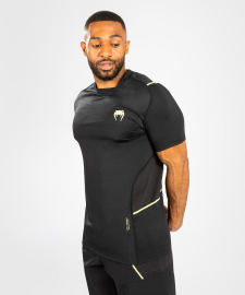 Venum Fusion 2.0 Men Dry Tech T-Shirt Black Yellow