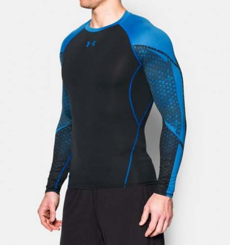 Under Armour HeatGear® Armour Scope Long Sleeve Compression Shirt Black price