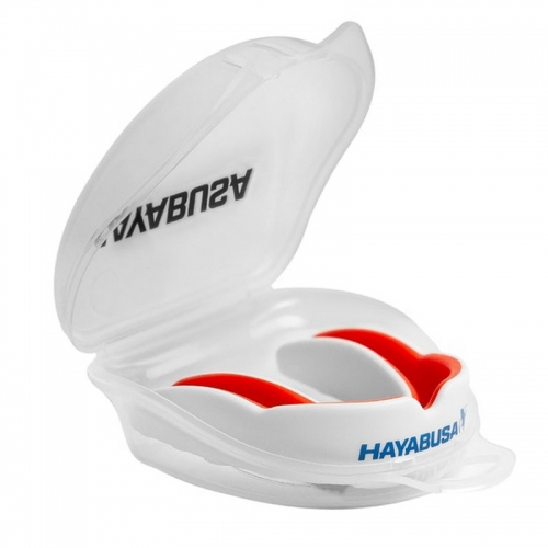 Hayabusa Combat Mouth Guard White Red original