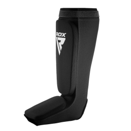 Защита голени RDX Hosieri Shin Instep Guard Black White, Фото № 2